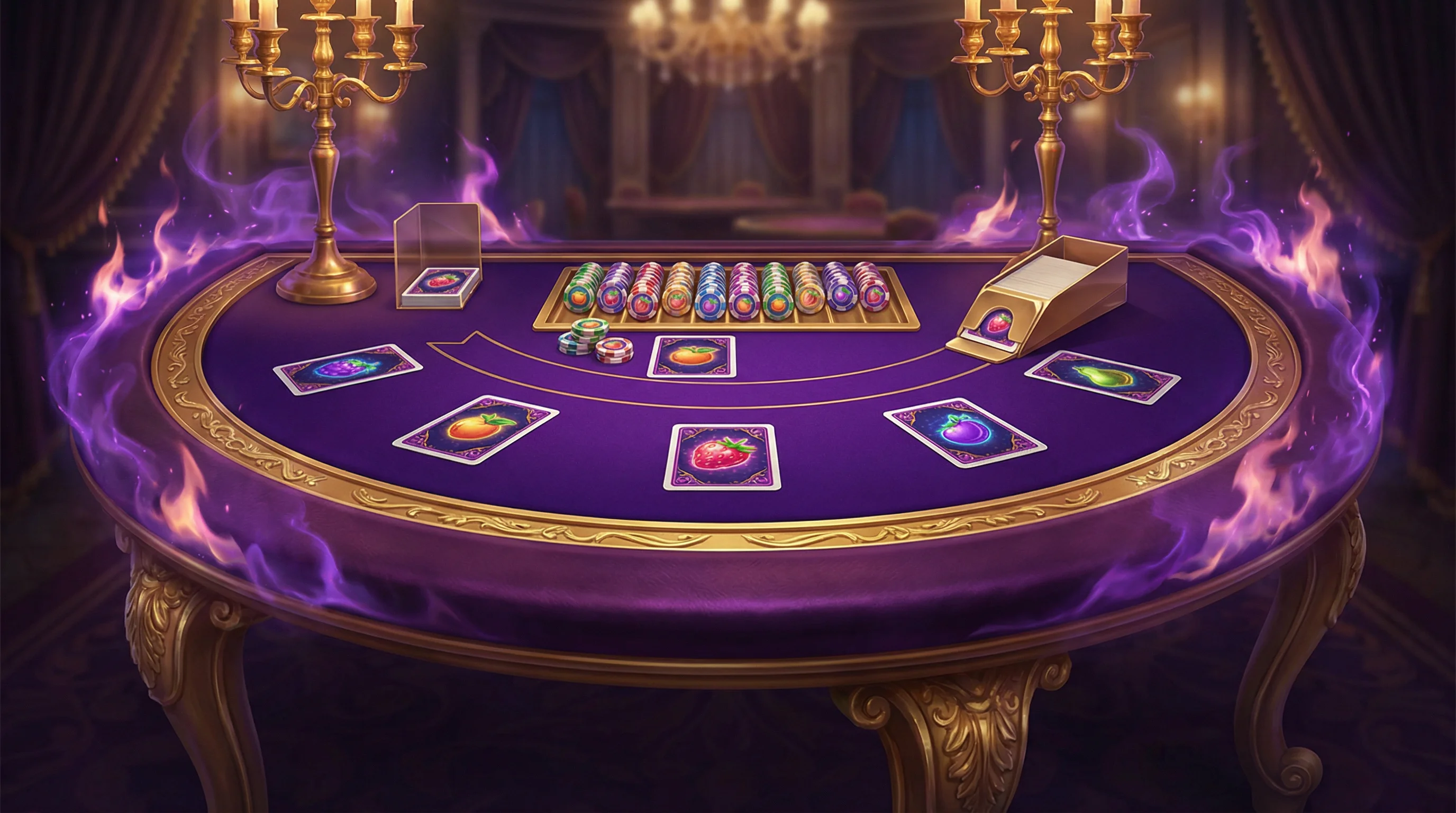 Blackjack 21 com Tema Místico - stakebet